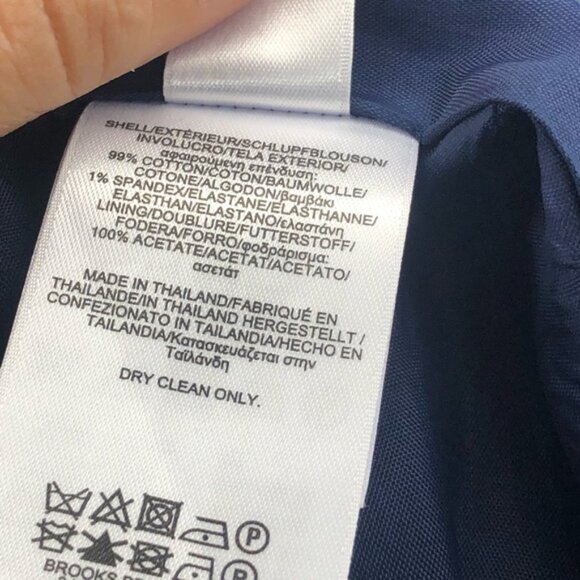 Brooks Brothers Sleeveless Shift Dress Turquoise & Navy Size 10 - Picture 8 of 8